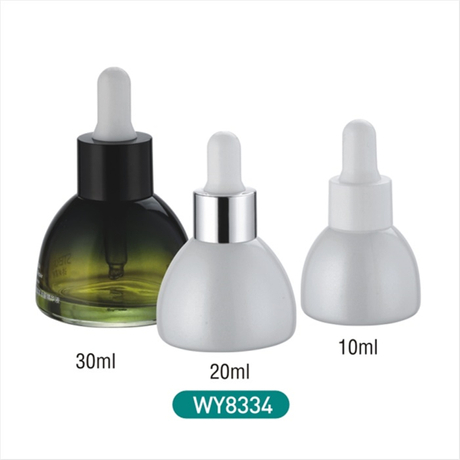 10ml 20ml 30ml Cosmetic Packaging Coating Berde at Puti Espesyal na Hugis Pagoda Glass Dropper Bottle na may Gol ( (5).jpg