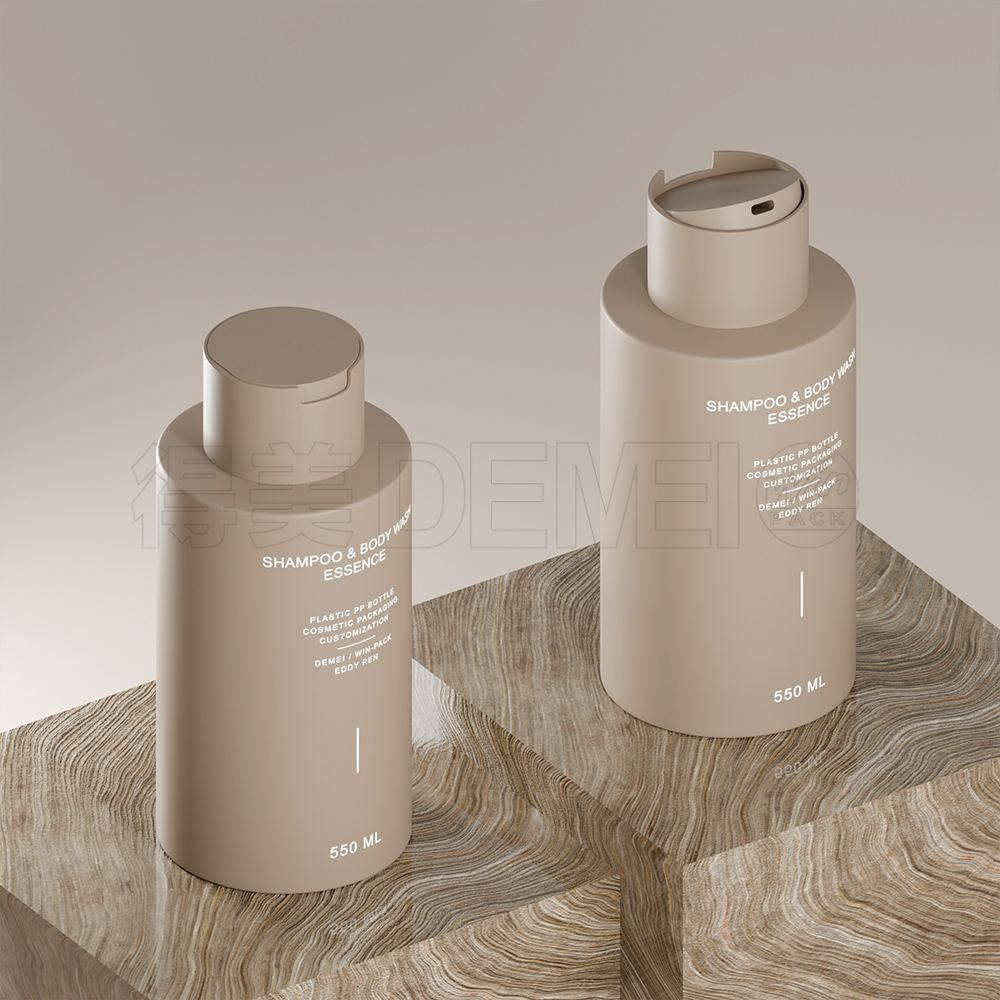 Botol Plastik PP 550ml dengan Tutup Atas Cakram 