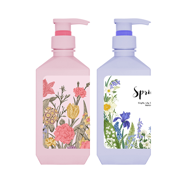 샴푸와 바디 워시를 위한 600ml HDPE 플라스틱 로션 펌프 병