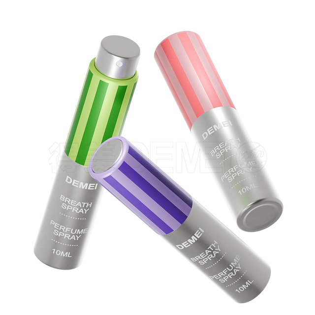 10ml Glass Rotating Spray Perfume Bottle na may Aluminum Tube