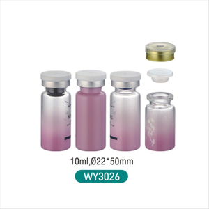 İns&uuml;lin i&ccedil;in Kau&ccedil;uk ve &Ccedil;evirmeli Kapaklı 5ml 7ml 8ml 10ml 12ml 15ml T&uuml;p Cam Ambalaj