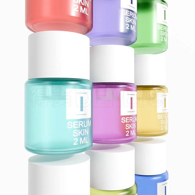 2 ml 4 ml 6 ml szklana butelka z tubką na serum