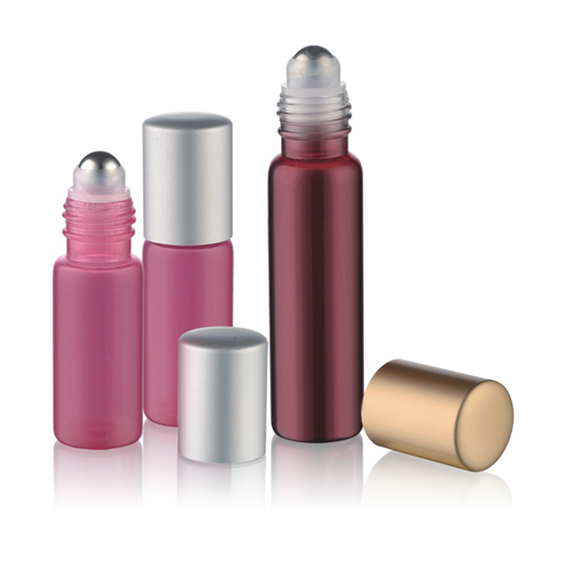 5ml 12ml 15ml 20ml 30ml spuitende gekleurde rollerbalflessen voor essenti&euml;le oli&euml;n en serums