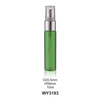 8ml 10ml 12ml 15ml Botol Parfum Penyemprotan Hijau dengan Pompa Perak Mengkilap