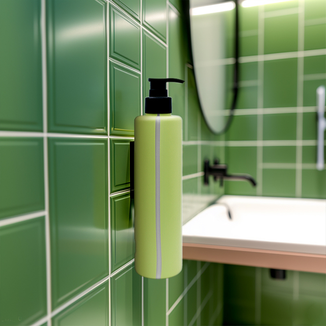 샴푸와 바디 워시용 350ml HDPE 플라스틱 펌프 병