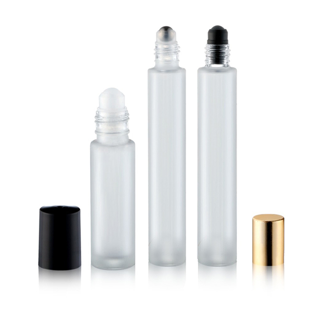 Serumlar i&ccedil;in Metal Kapaklı Şişelerde 10ml Kalıp Buzlu veya Amber Cam Rulo