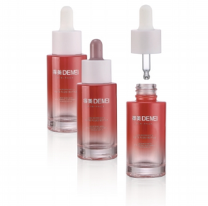 Customized Color glass Cosmetic Bottle na may dropper