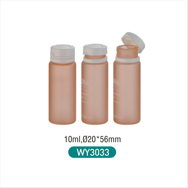3 ml 4 ml 5 ml 8 ml 10 ml buis glazen fles met plastic afscheurdeksel voor gezichts- of oogserum