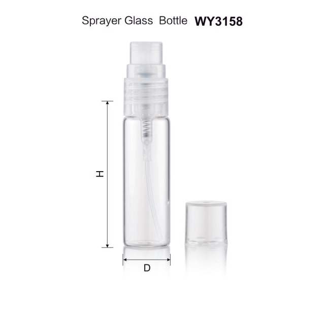 10 ml 15 ml 20 ml 25 ml 30 ml helderglazen parfumflesjes groothandel met doorzichtige plastic spuit
