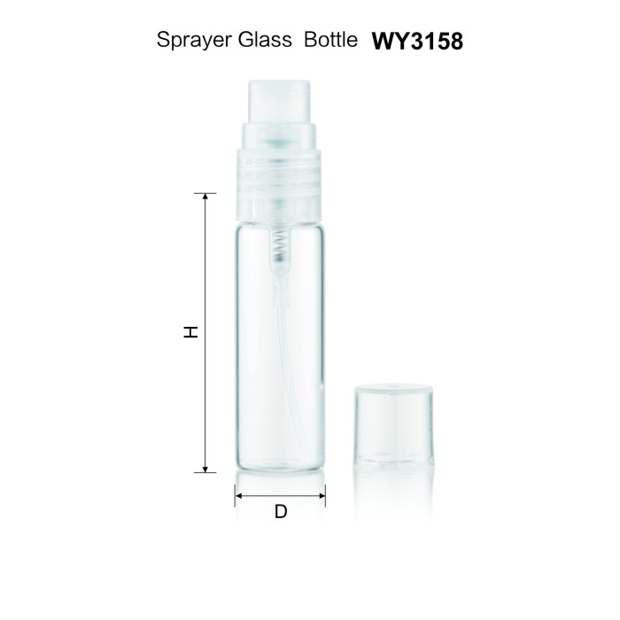 Şeffaf Plastik P&uuml;sk&uuml;rt&uuml;c&uuml; ile 10ml 15ml 20ml 25ml 30ml Şeffaf Cam Parf&uuml;m Şişeleri toptan satış